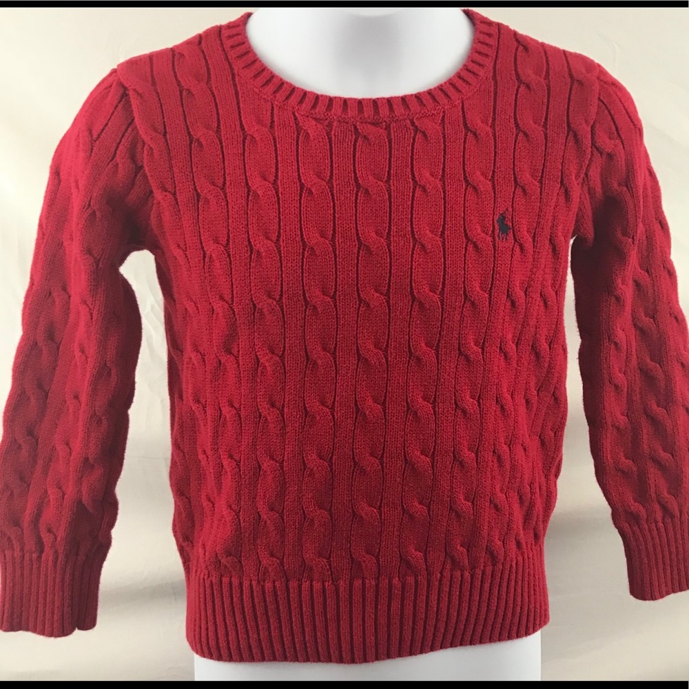 Polo Ralph Lauren kids Sz. 7 red sweater